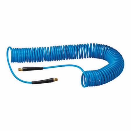 Amflo Amflo 50 ft. L Polyurethane Recoil Air Hose 200 psi Blue AMFL2450ERET